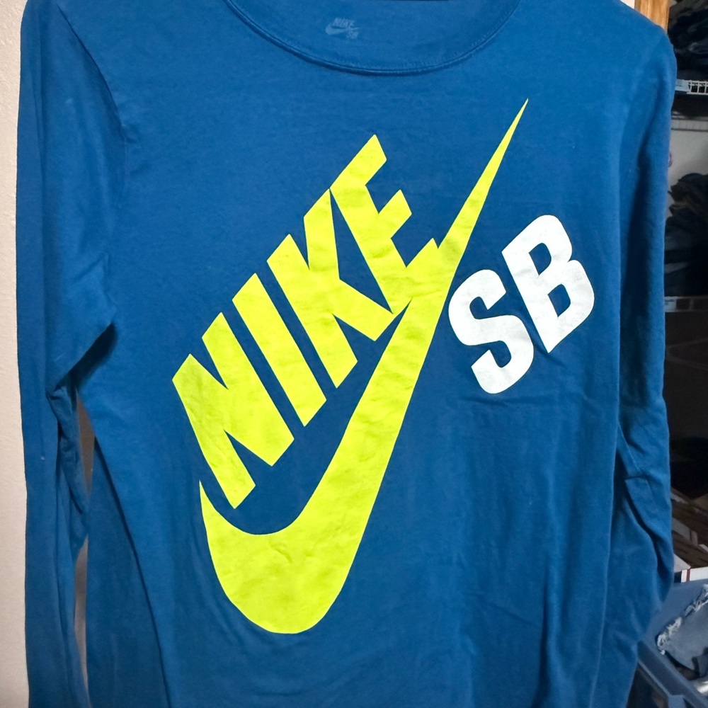 Nike SB Teal Long Sleeve Shirt
